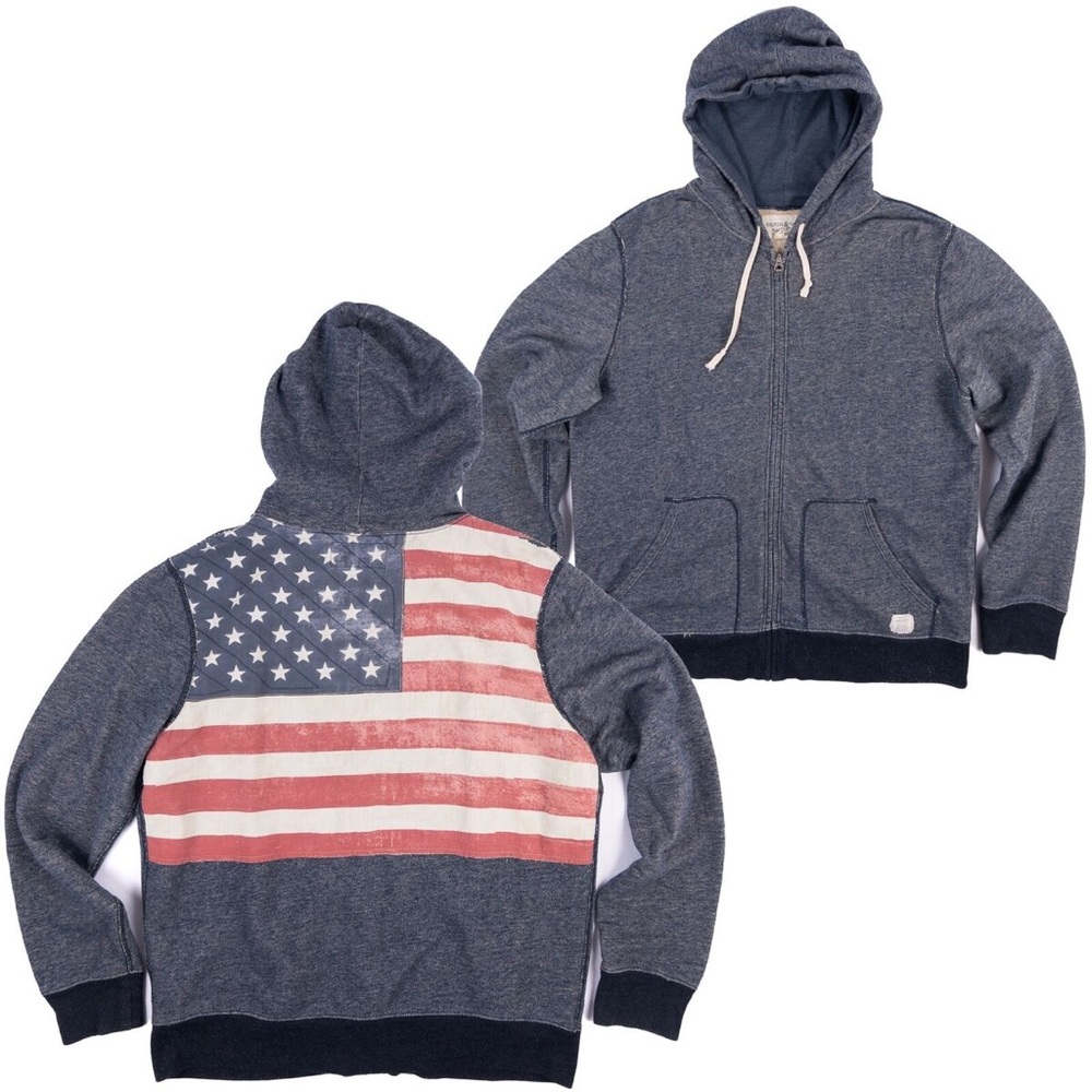 Denim & Supply Hoodie By Ralph Lauren American Flag Mens Medium M